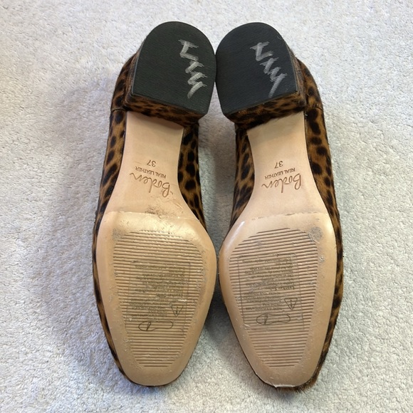 Boden calf hair animal print block heel loafers - Picture 7 of 7